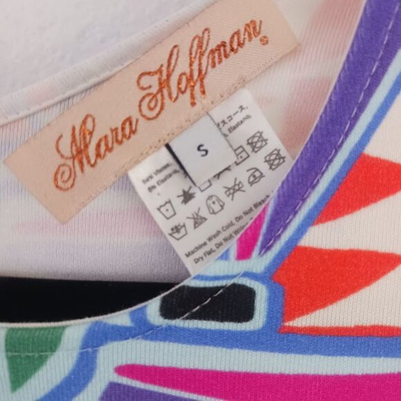 Mara Hoffman Sleeveless Above Knee, Mini circle printed dress  size S - Picture 9 of 9